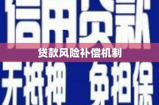 金华贷款风险补偿机制
