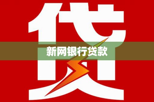 金华新网银行贷款
