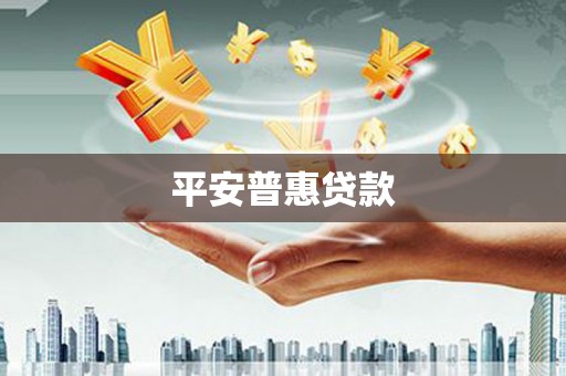 金华平安普惠贷款