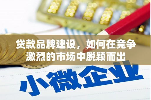 金华贷款品牌建设，如何在竞争激烈的市场中脱颖而出