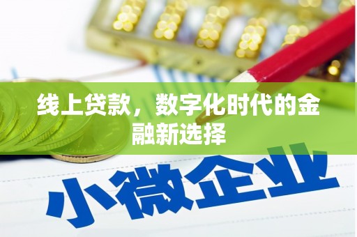 金华线上贷款，数字化时代的金融新选择