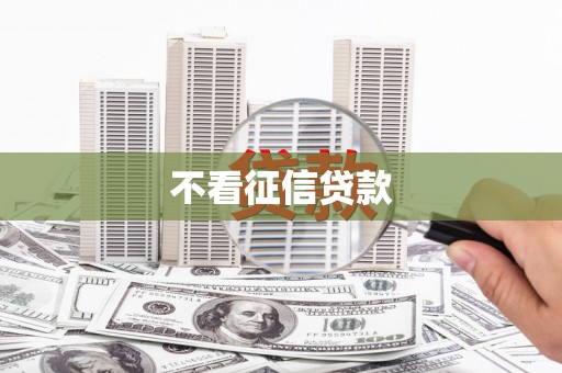 金华不看征信贷款