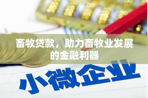 金华畜牧贷款，助力畜牧业发展的金融利器