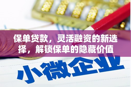 金华保单贷款，灵活融资的新选择，解锁保单的隐藏价值