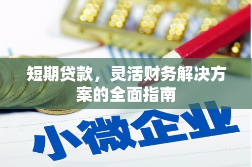 金华短期贷款，灵活财务解决方案的全面指南