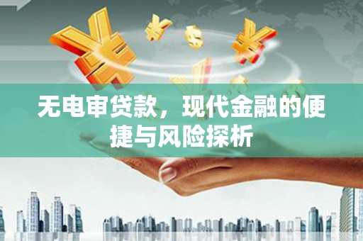 金华无电审贷款，现代金融的便捷与风险探析