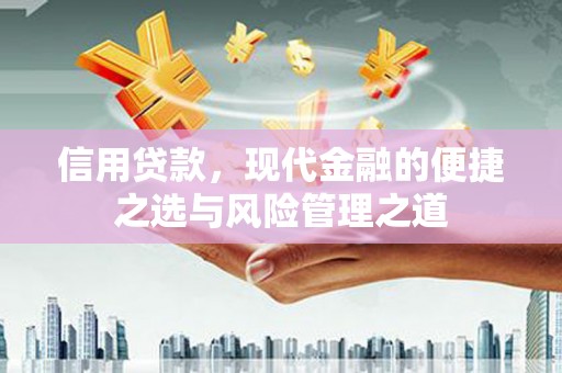 金华信用贷款，现代金融的便捷之选与风险管理之道