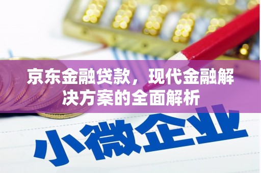 金华京东金融贷款，现代金融解决方案的全面解析