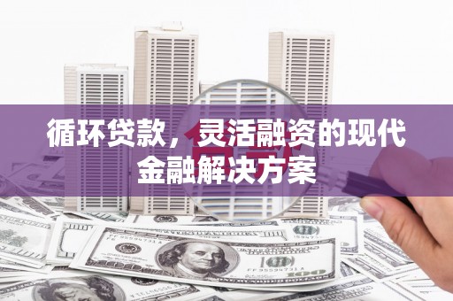 金华循环贷款，灵活融资的现代金融解决方案