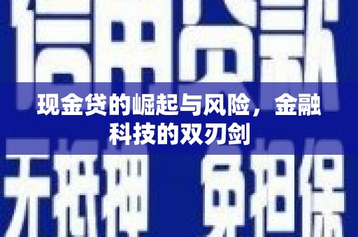 金华现金贷的崛起与风险，金融科技的双刃剑