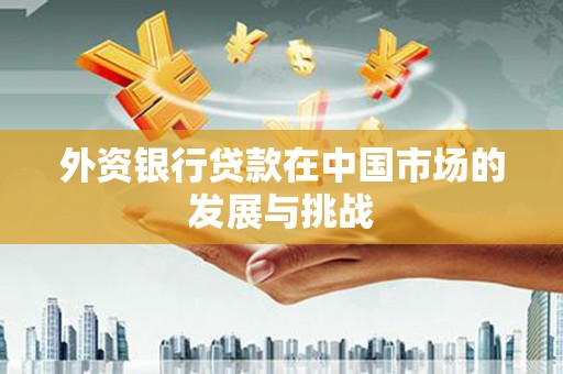 金华外资银行贷款在中国市场的发展与挑战