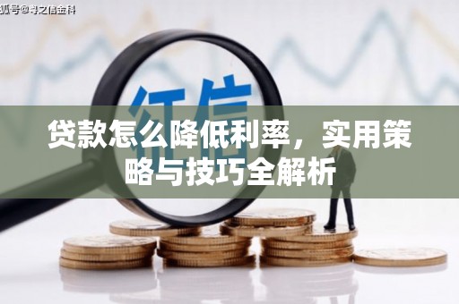 金华贷款怎么降低利率，实用策略与技巧全解析