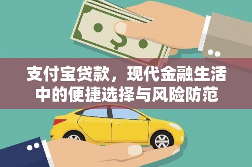金华支付宝贷款，现代金融生活中的便捷选择与风险防范
