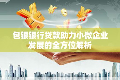 金华包银银行贷款助力小微企业发展的全方位解析