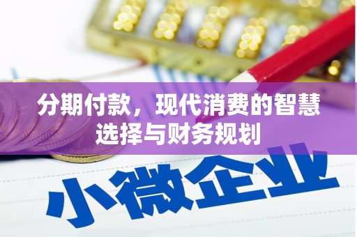 金华分期付款，现代消费的智慧选择与财务规划