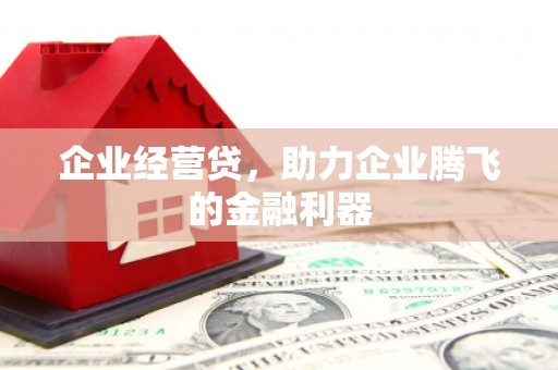 金华企业经营贷，助力企业腾飞的金融利器