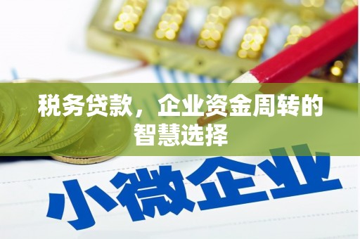 金华税务贷款，企业资金周转的智慧选择