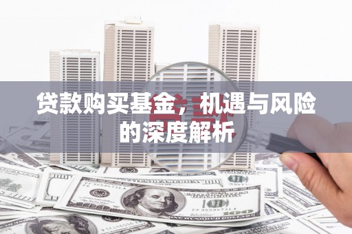 金华贷款购买基金，机遇与风险的深度解析