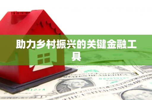 金华助力乡村振兴的关键金融工具
