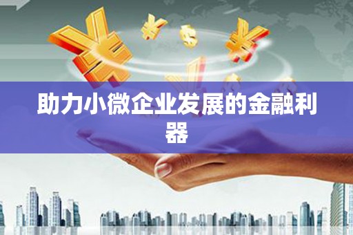 金华助力小微企业发展的金融利器