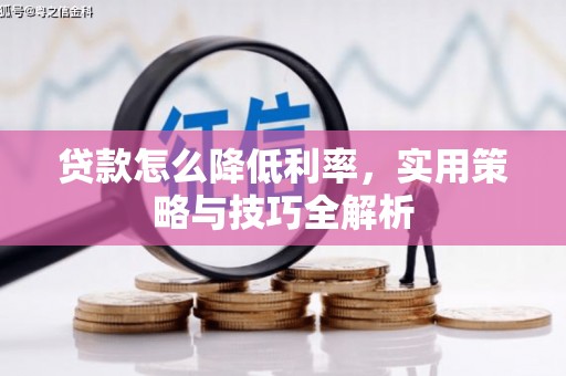 金华贷款怎么降低利率，实用策略与技巧全解析