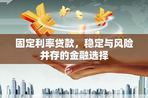 金华固定利率贷款，稳定与风险并存的金融选择