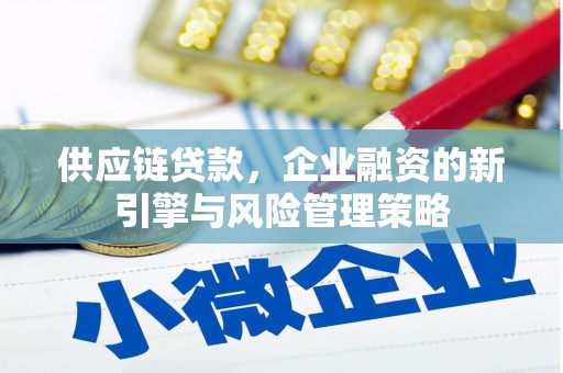 金华供应链贷款，企业融资的新引擎与风险管理策略