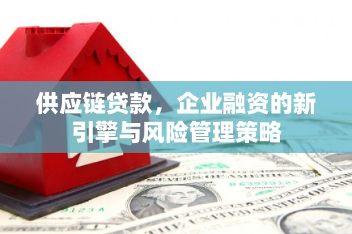 金华供应链贷款，企业融资的新引擎与风险管理策略