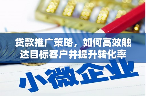 金华贷款推广策略，如何高效触达目标客户并提升转化率