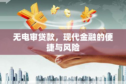 金华无电审贷款，现代金融的便捷与风险