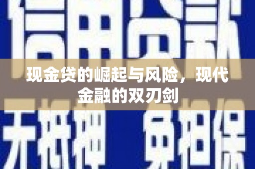 金华现金贷的崛起与风险，现代金融的双刃剑