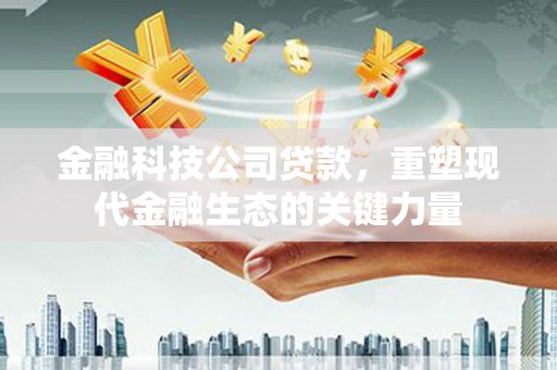 金华金融科技公司贷款，重塑现代金融生态的关键力量