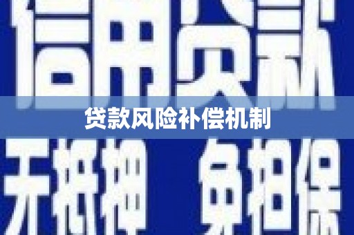 金华贷款风险补偿机制