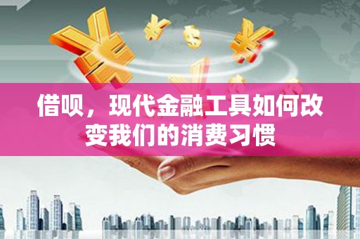 金华借呗，现代金融工具如何改变我们的消费习惯