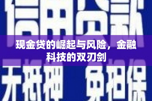 金华现金贷的崛起与风险，金融科技的双刃剑