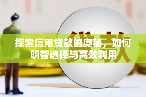 金华探索信用贷款的奥秘，如何明智选择与高效利用