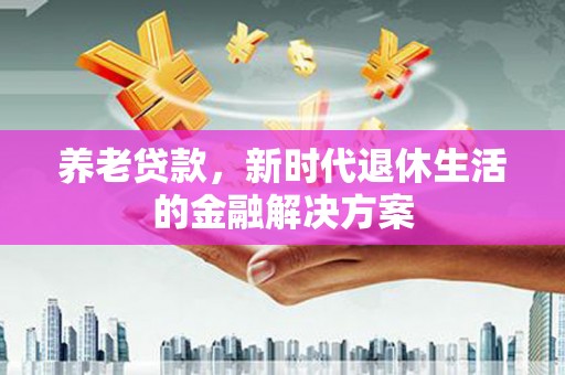 金华养老贷款，新时代退休生活的金融解决方案