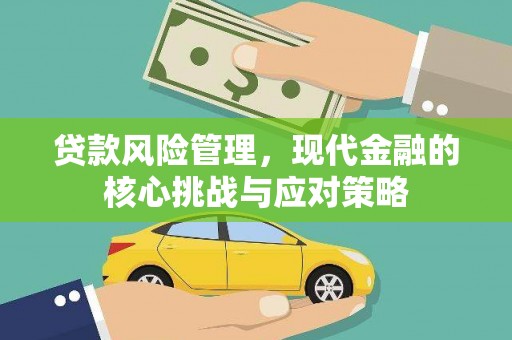 金华贷款风险管理，现代金融的核心挑战与应对策略