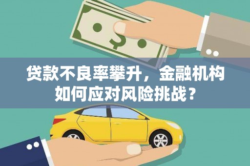 金华贷款不良率攀升，金融机构如何应对风险挑战？
