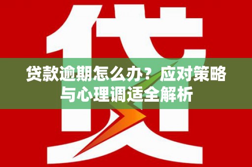 金华贷款逾期怎么办？应对策略与心理调适全解析