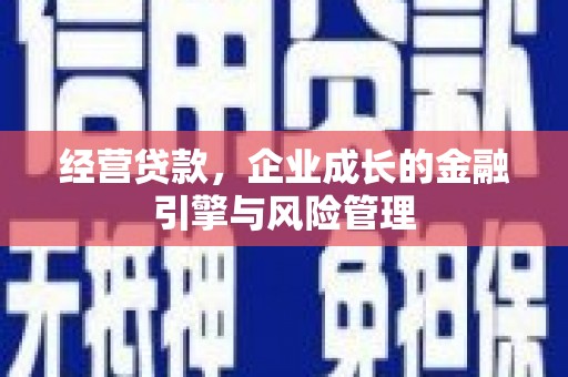 金华经营贷款，企业成长的金融引擎与风险管理